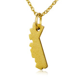 American California Shape Necklace Gold Plating Chain Necklace