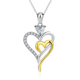 Double heart necklace wholesale best-selling jewelry heart necklace
