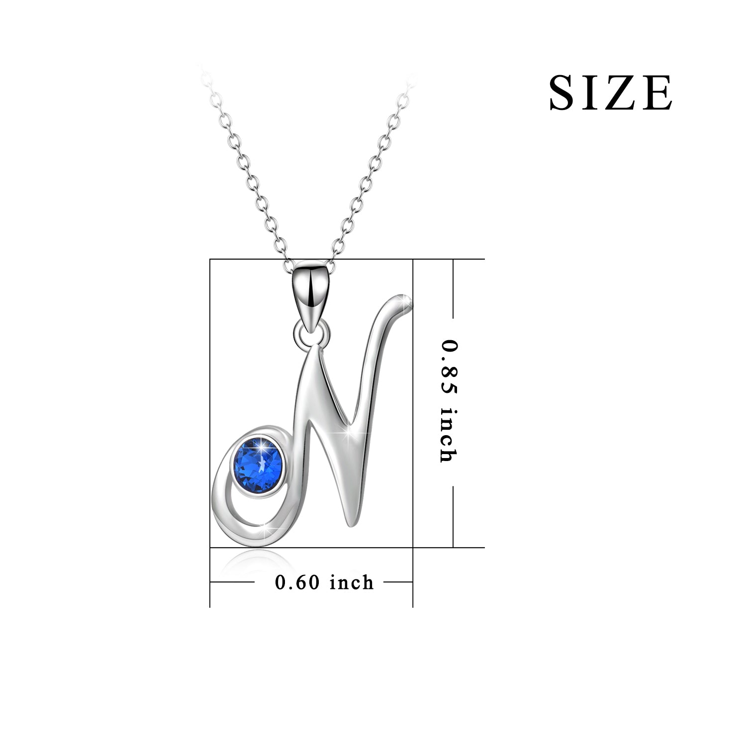 Top Quality Wholesale Women Creative N Letter Design Necklace