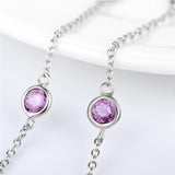 Cute Linked Heart Silver Line Wire Bracelet Wholesale Chain Jewelry