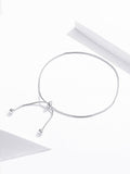 925 Sterling Silver Shining Beads Charm Anklet for DIY Bracelet Precious Jewelry For Women
