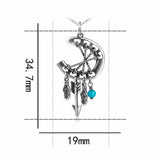 New arrival 925 sterling silver diy design dreamcatcher chain necklace&pendant diy fashion jewelry making for women gift