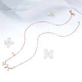 925 Sterling Silver Rose Gold Plated Sagittarius Necklace