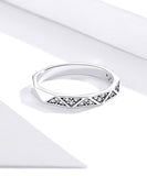 925 Sterling Silver Vintage Finger Rings Fine Jewelry For Women Engagement or Wedding