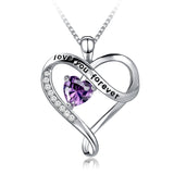 S925 Sterling Silver Personality Wild Love I Love You Necklace Female Clavicle Chain Cross-Border
