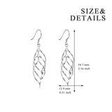 Classic Linear Loops Design Twist Wave Earrings For Bride Design