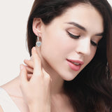 High Quality Women Love Heart Formal Earrings Dangle Drop  Love Heart Earrings