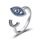 Charm Blue Eye Ring