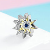 925 Sterling Silver Sun Meet Moon Beads Charms fit for Girlfriend  Bracelets Fashion Jewelry