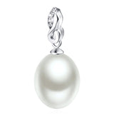 Children Pearl Silver Gift Pendant Mounting Simple Wholesale Charms