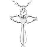 Angel Wings Key To Heart Necklace Wholesale Design Jewelry