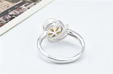 Freshwater Cultual Pearl And White CZ Women Ring