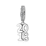  Silver Zirconia 2018 Blessing Charms