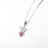 Crystal Carrot Jewelry Ruby Jewelry Cute Gifts For Baby 925 Sterling Silver