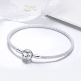 S925 Sterling Silver Oxidized Eternal Love Bracelet