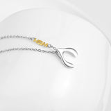 Cute inverted letter Y Necklace Simple Man Like Jewelry Necklace