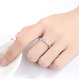 Heart Band Wholesale 925 Sterling Silver Plain Heart Shaped Band Ring Jewelry