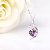 925 Sterling Silver New Drop Shipping Necklaces Zircon Angel Necklaces
