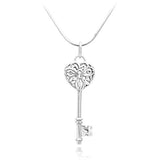 Key to My Heart Love Symbol Pendant Necklace