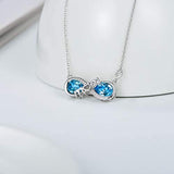 S925 Sterling Silver Mom Pendant Necklace Jewelry Gifts for Women Mom Mother Grandma Birthday
