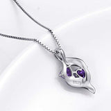 925 Sterling Silver Always My Sister Forever My Friend Love Infinity Heart Necklace for Women