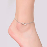 Anklet For Women S925 Sterling Silver Double Chain Adjustable Foot Anklet
