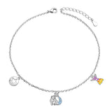 Mermaid Crescent Moon Anklet 