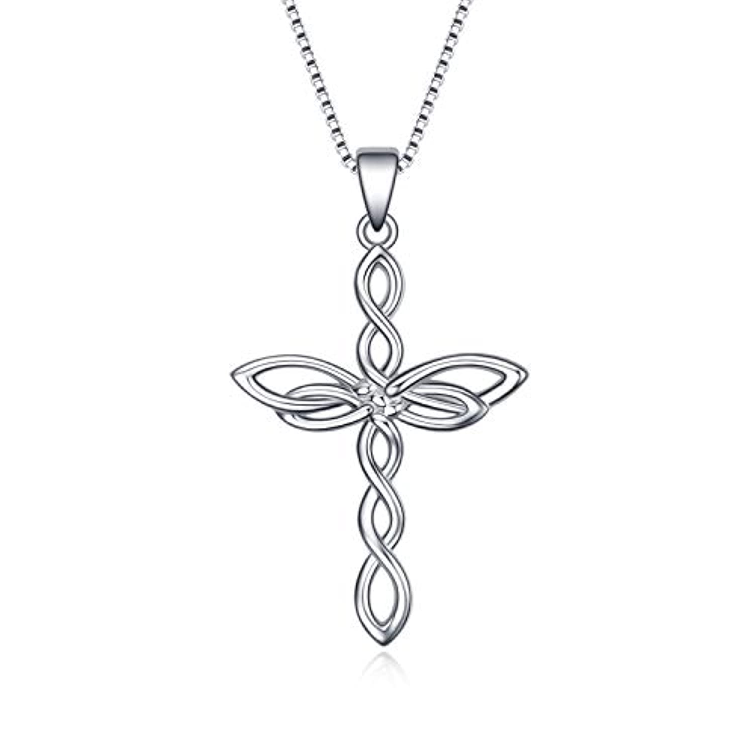 Celtic Knot Cross Necklace 