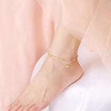 Anklet For Women S925 Sterling Silver Adjustable Foot Anklet