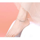 Starfish Anklet For Women S925 Sterling Silver Adjustable Ankle