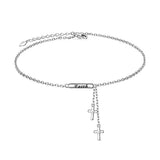 Double Cross Anklet