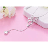925 Sterling Silver Butterfly  Pendant Necklace for Women Teen Girls Birthday Gifts Jewelry
