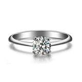14K Gold  Moissanite Engagement Wedding Ring