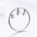 S925 Sterling Silver Pet Fascination Ring Oxidized Ring