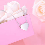 925 Sterling Silver Urn Jewelry Hold My Love Heart Cremation Pendant Necklace for Ashes - Forever in My Heart
