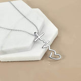 Sterling silver Faith hope love Cross Necklace Religious Jewelry Gifts for Women
