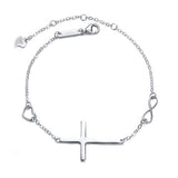 Cross Classic Heart Infinity Adjustable Bracelet