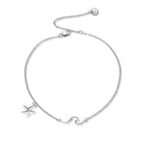 Wave Starfish Anklet