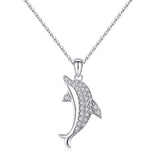 925 Sterling Silver Dolphin Necklace for Women Dolphin Jewelry Graduation Gift