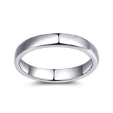 925 Sterling Silver Ring High Polish Plain Dome Tarnish Resistant Comfort Fit Wedding Band  Ring