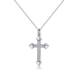 925 Sterling Silver Eastern Orthodox Cross Necklace for Women Eastern Orthodox Jewelry Gift