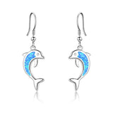 Blue Dolphin Earrings