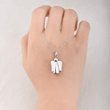 Angel Wing Cremation Jewelry 925 Sterling Silver Keepsake Memorial Urn Pendant Necklace For Asheshes