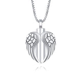 Sterling Silver Angel Wings Urn Necklaces
