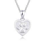  Silver Puppy Urn Pendant Necklace