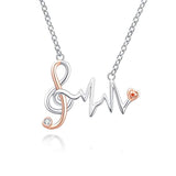 Musical Note Pendant Necklace