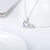 S925 Sterling Silver Animal Necklace for Women Birthday Jewelry Gifts