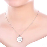 Sterling silver Messages Pendant Necklace