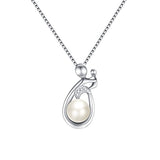 Mom and Child Pendant Necklace
