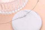 S925 Sterling Silver Jewelry Adjustable Heart Bracelet